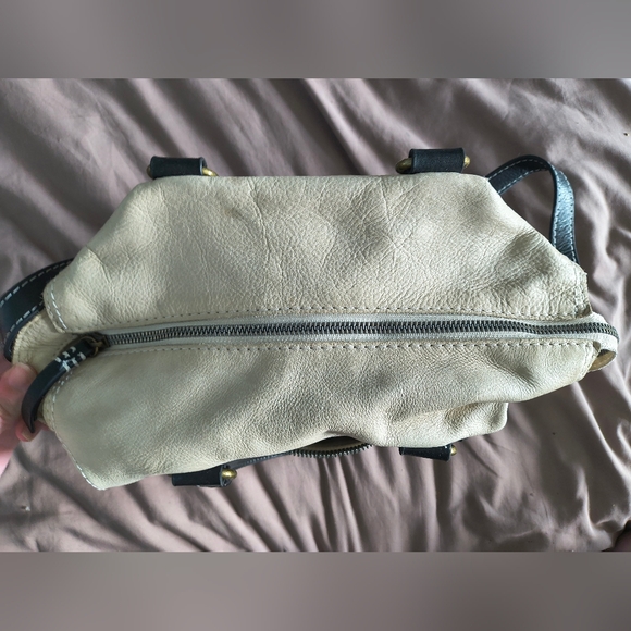 American Leather Co Black And White Purse - Picture 6 of 12